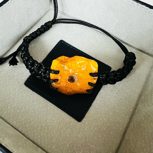 A precious, healing Bracelet X made of Baltic amber - Picture 3 of 12